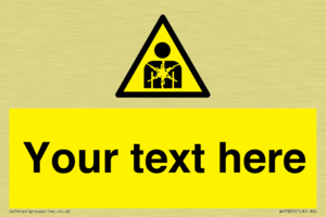 Custom Warning substance or mixture presenting a health hazard